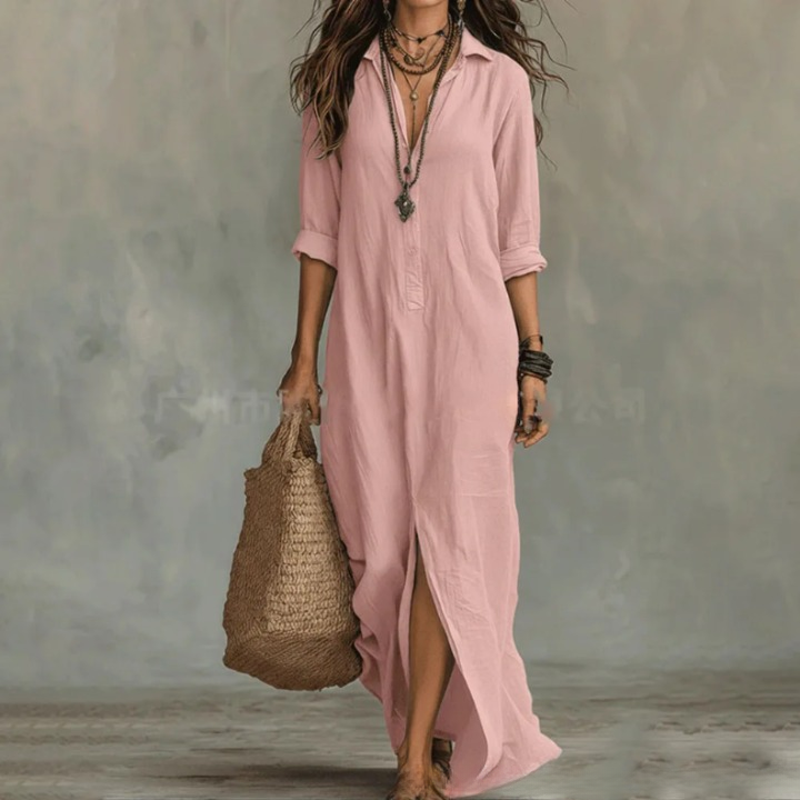 Elegant Maxi Shirt Dress for Effortless Everyday Style